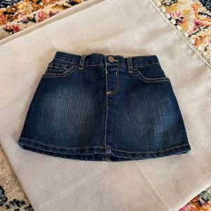 Denim Skort with Pockets